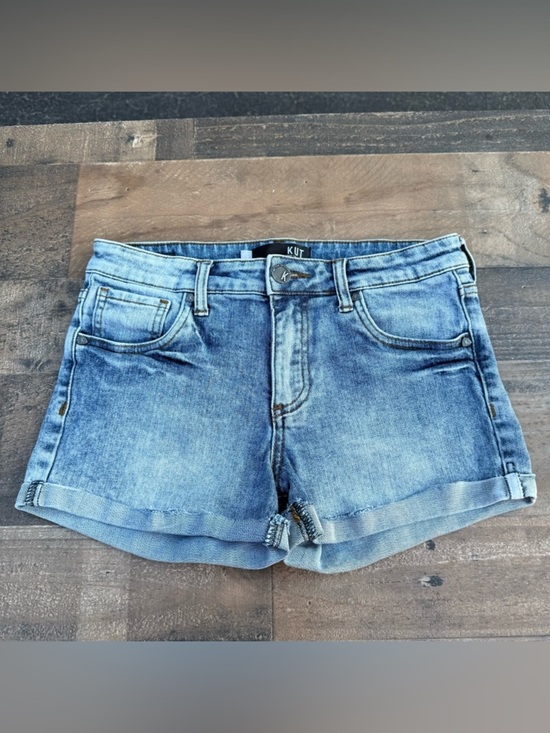 KUT From the Kloth Pants - KUT From The Kloth Size 2 Gidget High Rise Fray Denim Shorts Size 2